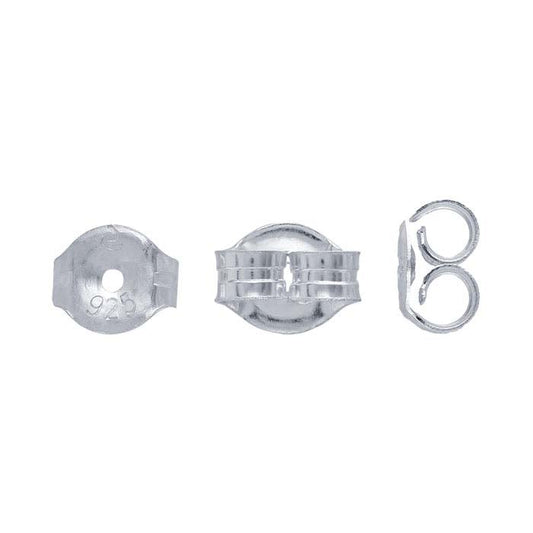 Sterling Silver 5.5mm Friction Ear Nut