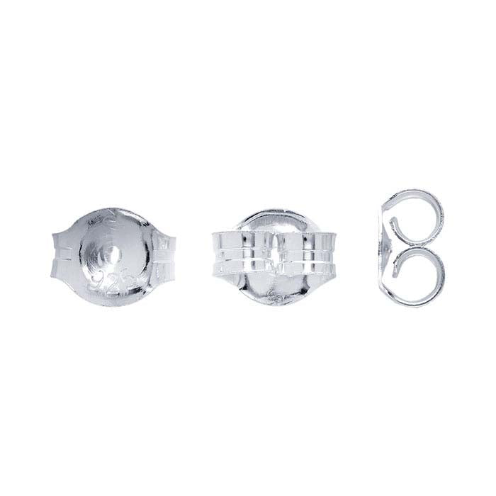 Sterling Silver 5.5mm Friction Ear Nut