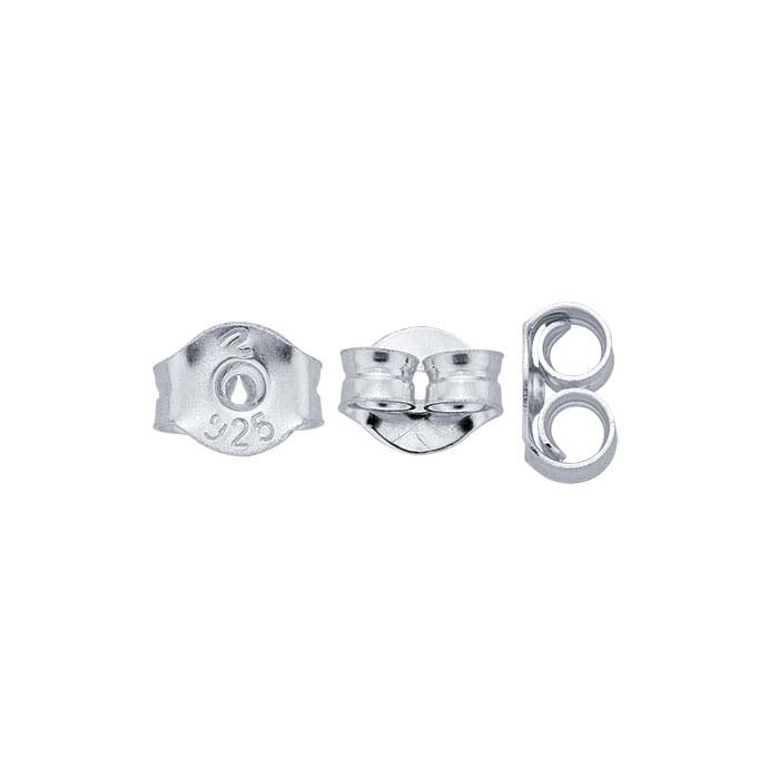 Sterling Silver 5.2 x 4.1mm Friction Ear Nut