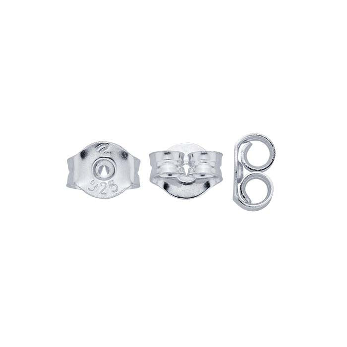 Sterling Silver 5.2 x 4.1mm Friction Ear Nut