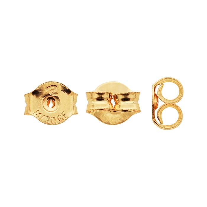 14/20 Yellow Gold-Filled 5.4mm Friction Ear Nut