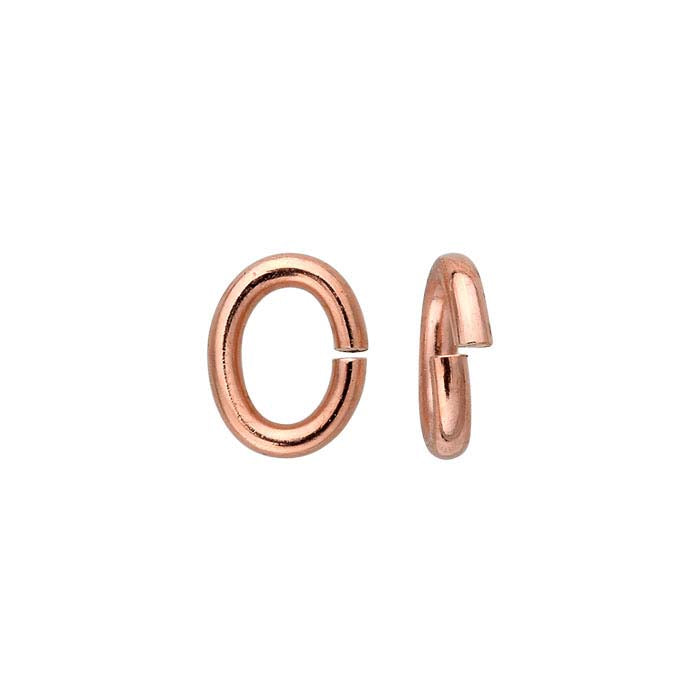 14/20 Rose Gold-Filled 3 x 2mm ID Oval Jump Ring