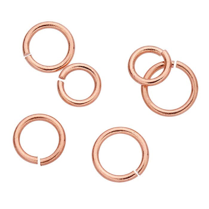 14K Rose Gold 3.2mm ID Round Jump Ring