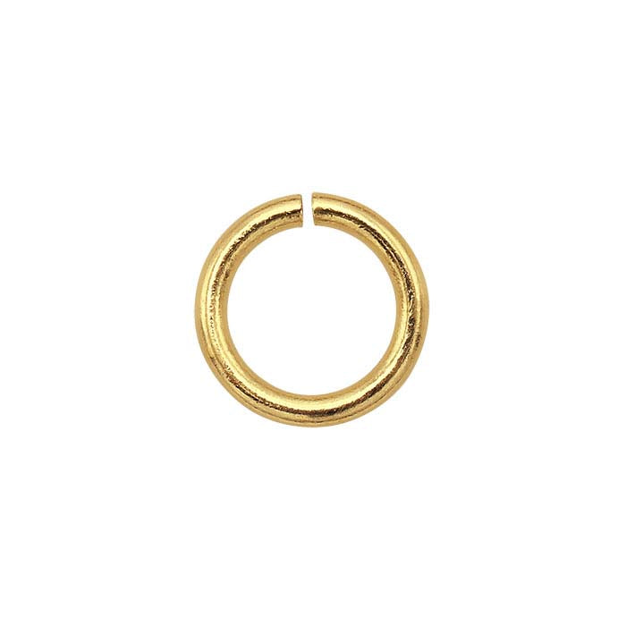 Anello di giunzione tondo in oro giallo 14K, diametro interno 3,2 mm