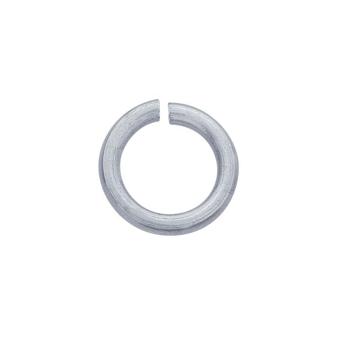 14K Vitt Guld 2mm ID Rund Hoppring