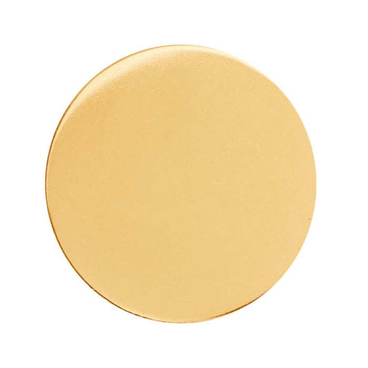14/20 Yellow Gold-Filled 12mm Disc, 0.51mm, 1/2-Hard