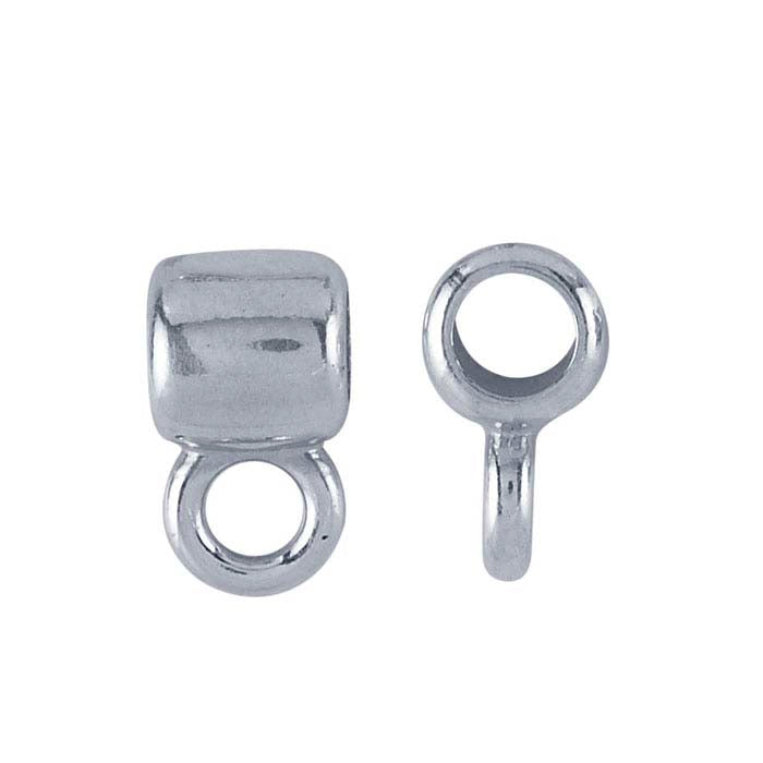 Sterling Silver Tube Bail with Ring