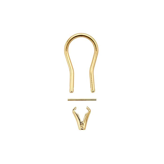 Omega Earring Clip Sets, Unassembled