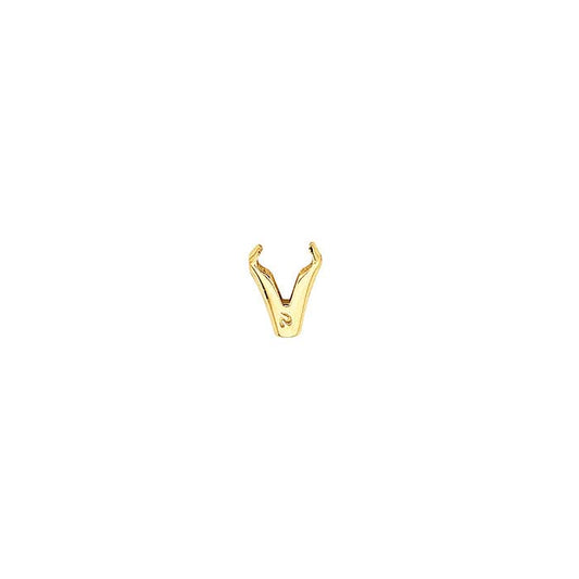 14K Yellow Gold Omega Clip Yoke
