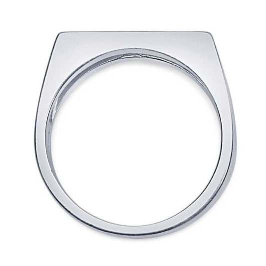 Sterling Silver 15 x 6mm Rectangle Signet Ring