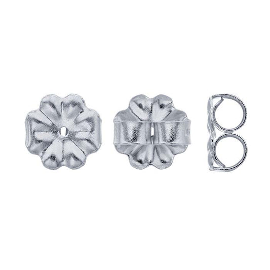 Argentium® Silver 7mm dia. Medium-Weight Ear Nut
