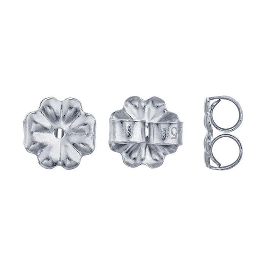 Argentium® Silver 7mm dia. Medium-Weight Ear Nut