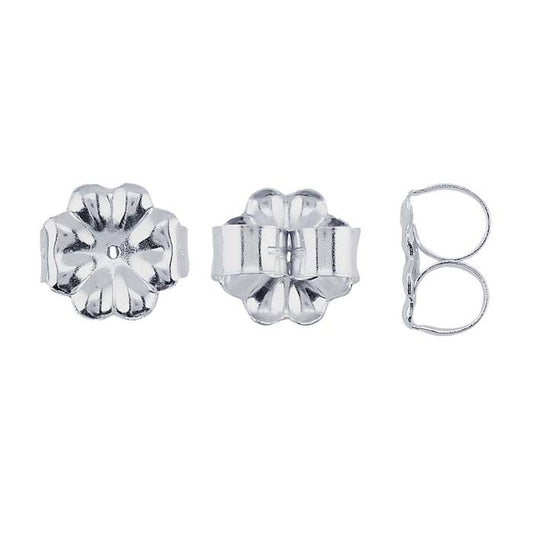 Argentium® Silver 9mm dia. Heavyweight Ear Nut