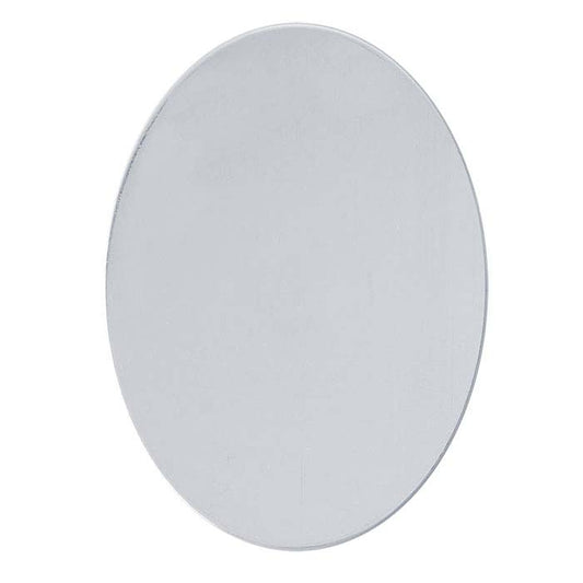 Argentium® Silver 18 x 13mm Oval Stamping, 0.51mm, Soft