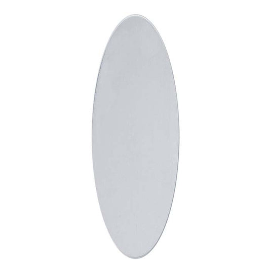 Argentium® Silver 22 x 8mm Oval Stamping, 0.51mm, Soft