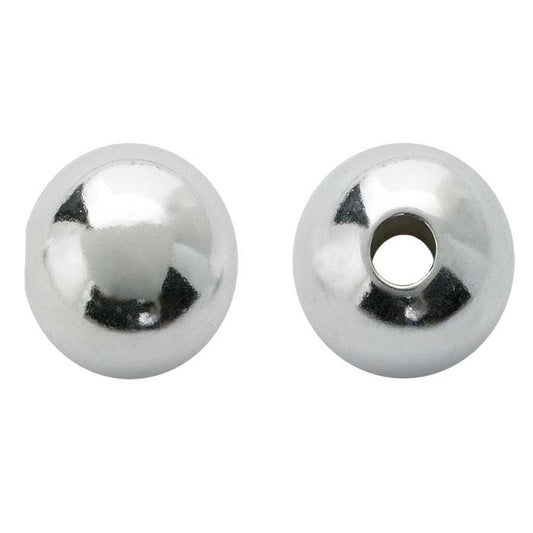 Argentium® Silver 4mm Round Seamless-Look Bead