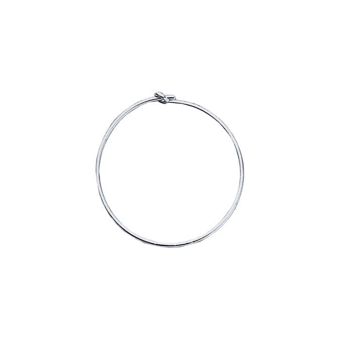 0.71mm Beading Hoop Earring
