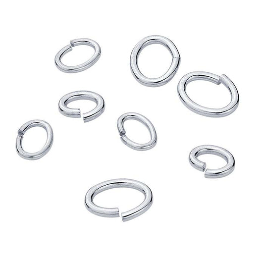 Argentium® Silver 4.1 x 2.9mm ID Oval Jump Ring