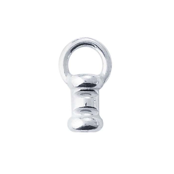 Argentium® Silver Crimp End Cap