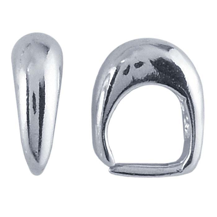 Argentium® Silver Domed Bail