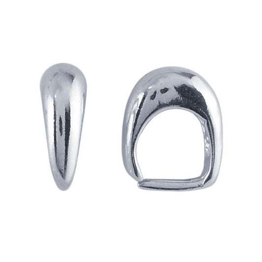 Argentium® Silver Domed Bail