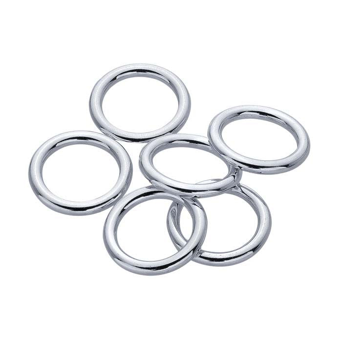 Argentium® Silver 6.8mm Round Closed Ring