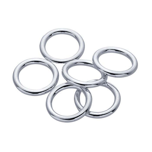 Argentium® Silver 6.8mm Round Closed Ring