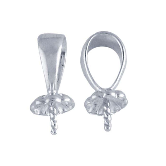 Argentium® Silver Pearl Pendant Mounting