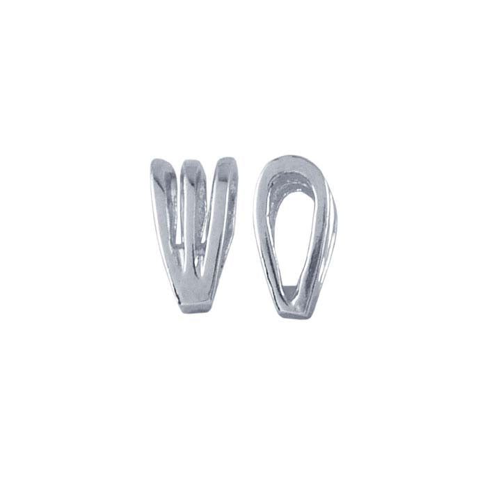 Argentium® Silver Triple-Loop Solder-On Bail