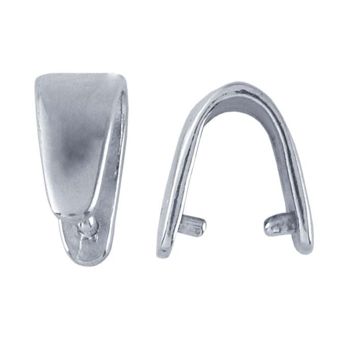 Argentium® Silver Pinch Bail