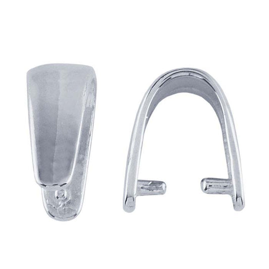 Argentium® Silver Pinch Bail