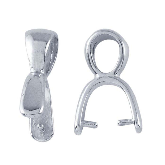 Argentium® Silver Pinch Bail
