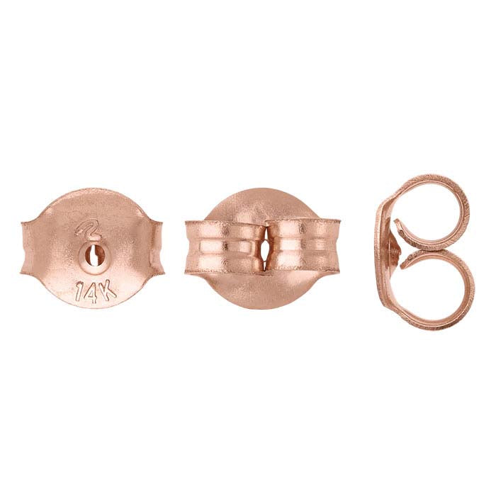 14K Yellow Gold Friction Ear Nut