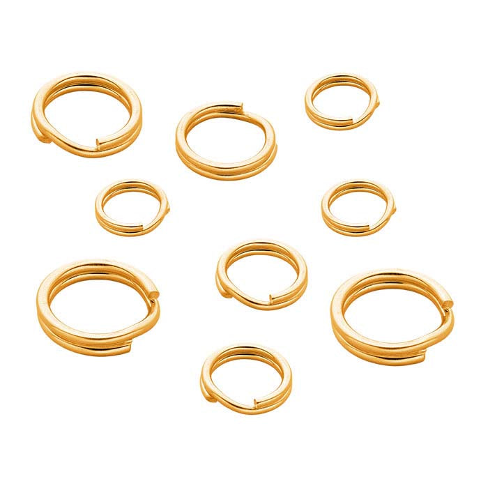 14/20 Yellow Gold-Filled Round Split Ring