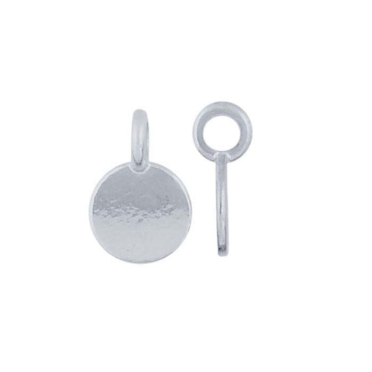Sterling Silver Round Charm