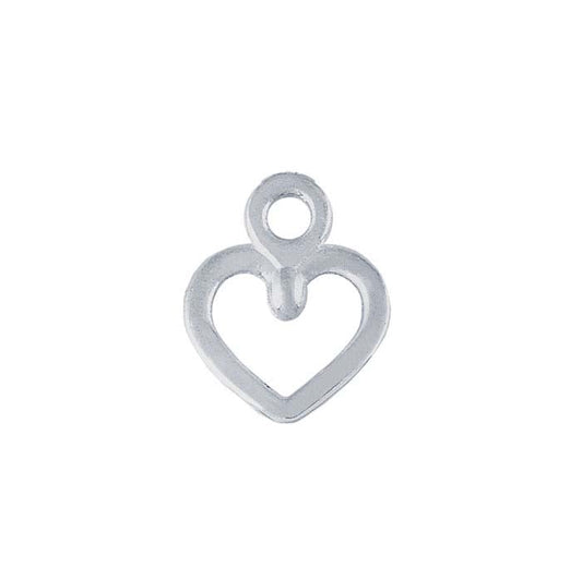 Sterling Silver Heart Component
