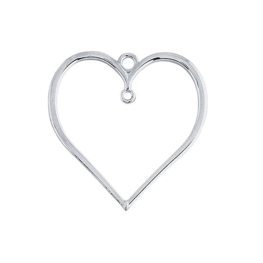Sterling Silver Heart Pendant with Ring