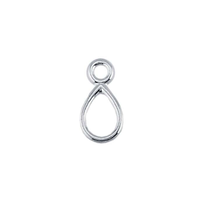 Sterling Silver Teardrop Component