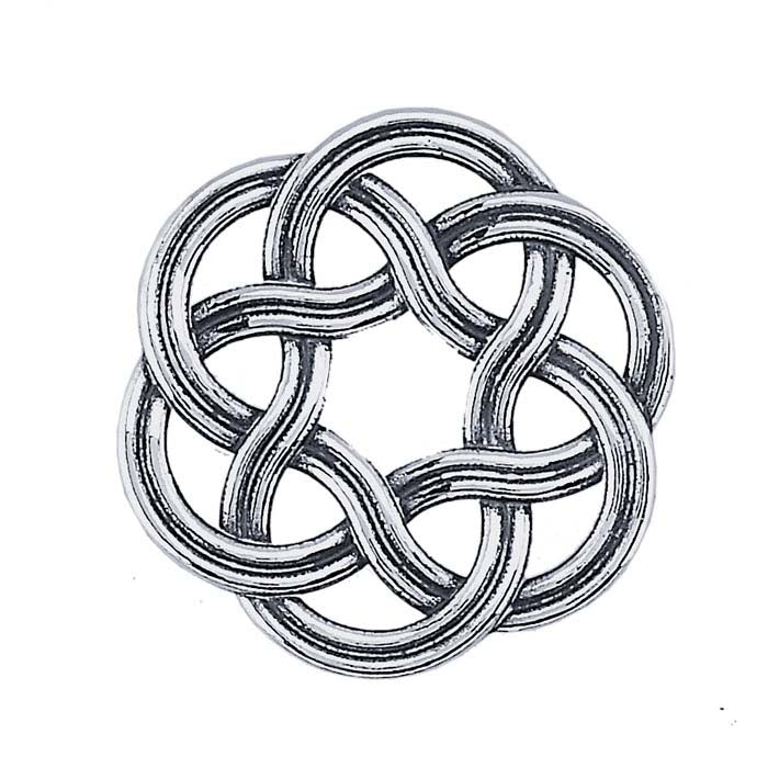 Sterling Silver Celtic Circle Component