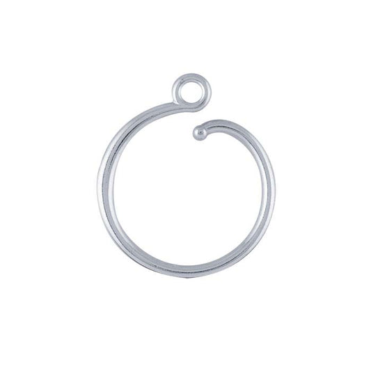 Sterling Silver Bead and Pendant Holder Pendant
