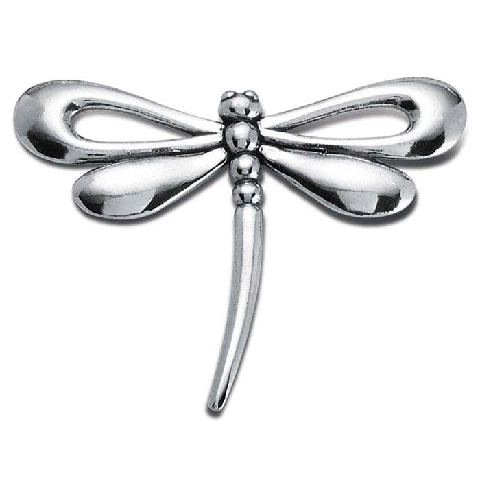 Sterling Silver Dragonfly Festoon Pendant
