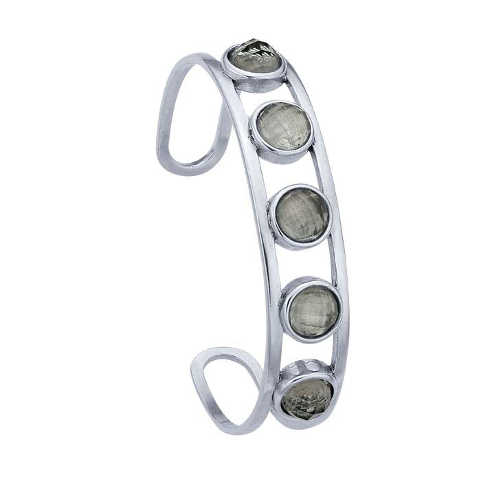 Sterling Silver Open Wire Cuff Bracelet Mounting