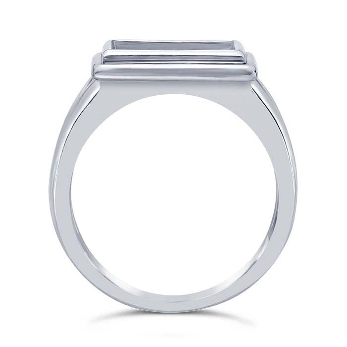Sterling Silver 10mm Square Cabochon Ring Mounting