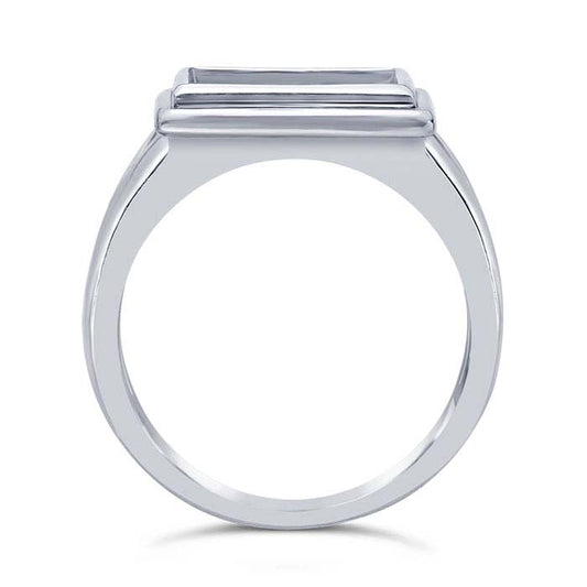 Sterling Silver 10mm Square Cabochon Ring Mounting