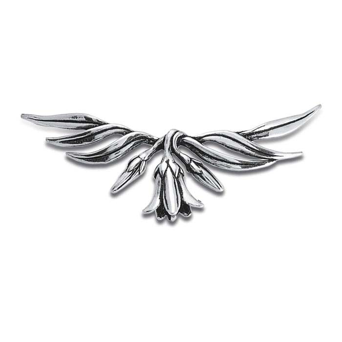 Sterling Silver Lily Festoon Pendant