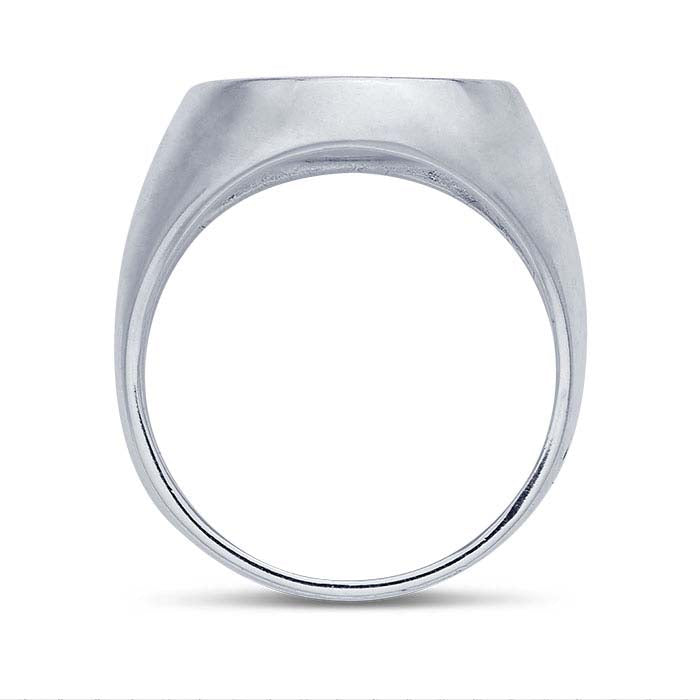 Sterling Silver 18 x 13mm Oval Cabochon Ring Mounting