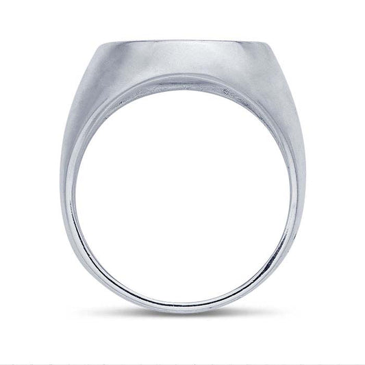 Sterling Silver 18 x 13mm Oval Cabochon Ring Mounting