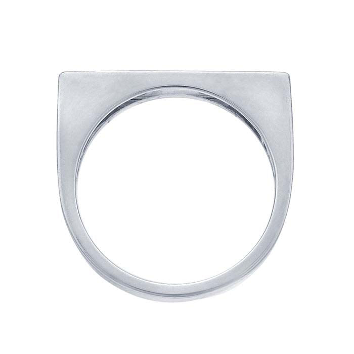 Sterling Silver Channel Stackable Ring