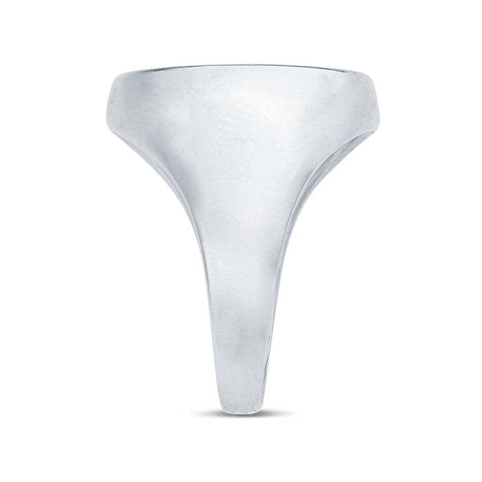 Sterling Silver 16 x 12mm Oval Cabochon Ring Mounting