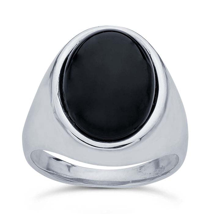 Sterling Silver 16 x 12mm Oval Cabochon Ring Mounting